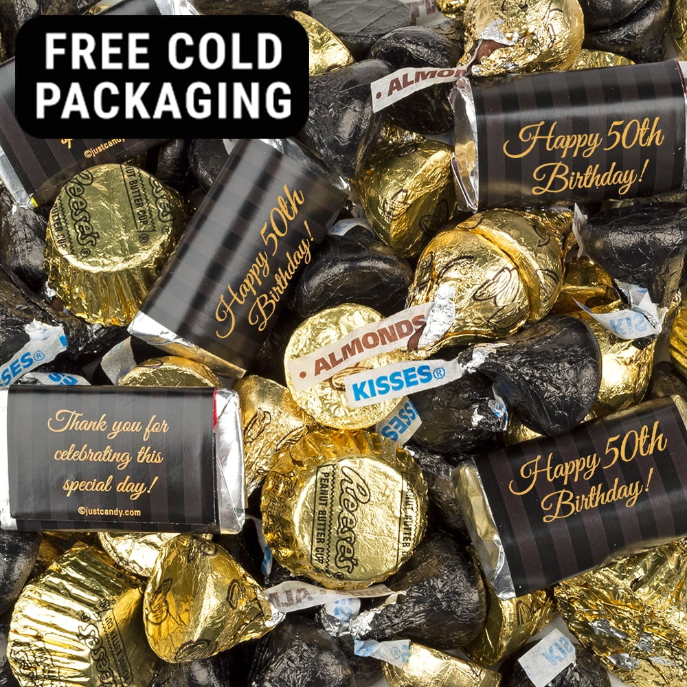 50th Birthday Candy 3lb Hershey's Chocolate 50th Birthday Party