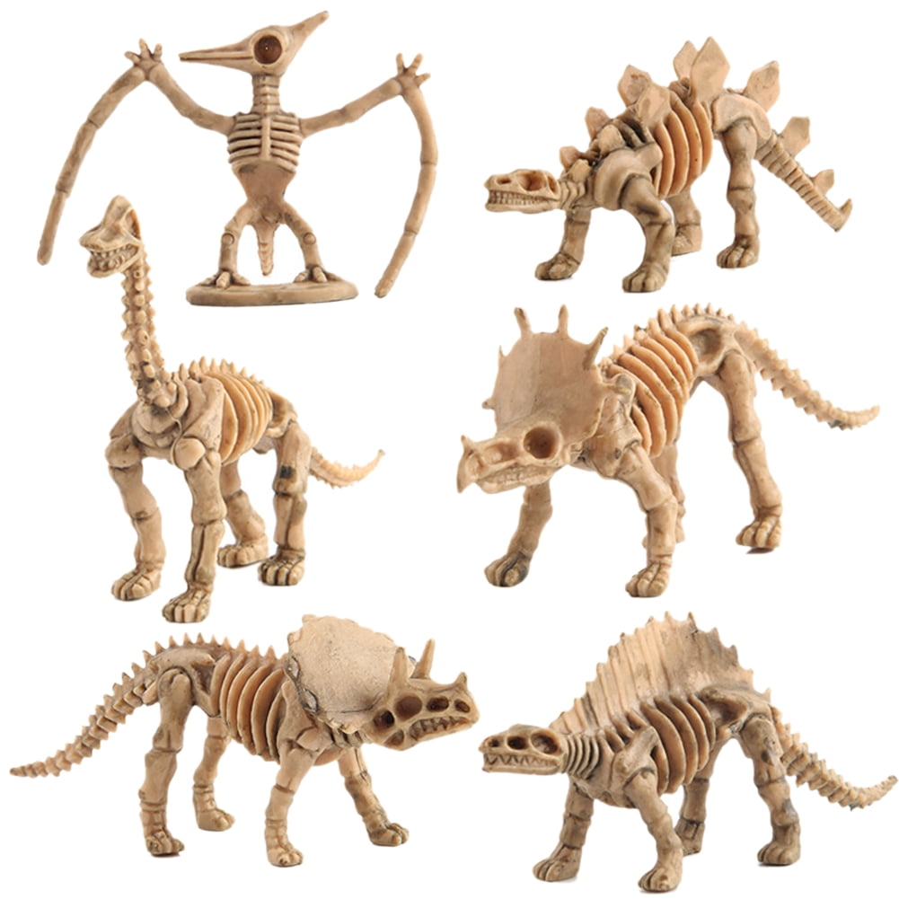 12Pcs Dinosaur Skeleton Figures Set Simulation Model Kids Toys Christmas Utility