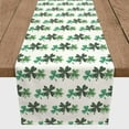 thumbnail image 3 of Creative Products Shamrock Trio Pattern 16x72 Poly Twill Table Runner, 3 of 3