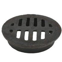 OATIPHO 1Pc Embedded Cast Iron Drainage Floor Drain Black for Household Use