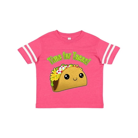 

Inktastic Time for Tacos- cute taco Gift Toddler Boy or Toddler Girl T-Shirt