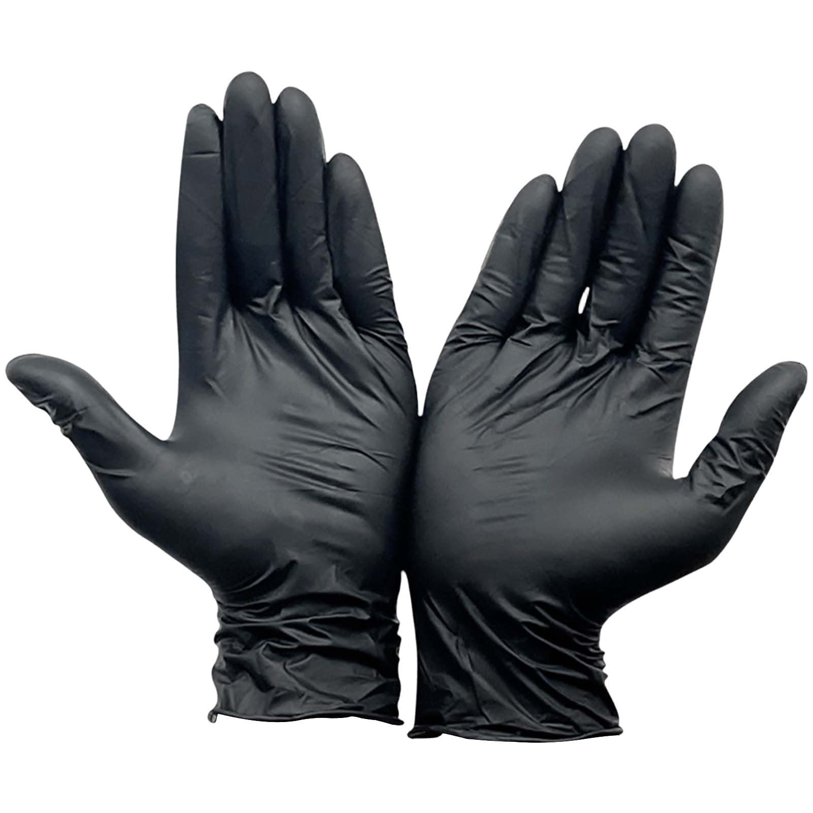 Guantes de Nitrilo para Lavavajillas, Desechables, Gruesos, de Grado Alimenticio, Azules, Sin Polvo, Resistentes a Perforaciones Químicas | Limpieza Del Hogar, Enfermería, Veterinaria, Salón de Belle