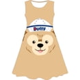 thumbnail image 2 of Vestido de niña 2022 novedad de verano Super lindo Disney Duffy estampado sin mangas mono Duffy dibujos animados vestido sin mangas 3-7y150 Gao Jinjia LED, 2 of 2