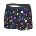 thumbnail image 2 of Balery Colored Balloons Men's Boxer Briefs, Soft and Breathable Cotton Underwear with nylon Waistband-Small, 2 of 9
