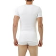 thumbnail image 2 of Underworks Mens Cotton Concealer V-neck Compression T-shirt, 2 of 2