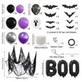 thumbnail image 3 of BOOHalloween Horrortheme Balloon Set Sceneskull Batspiderweb Balloonparty Decoration, 3 of 5
