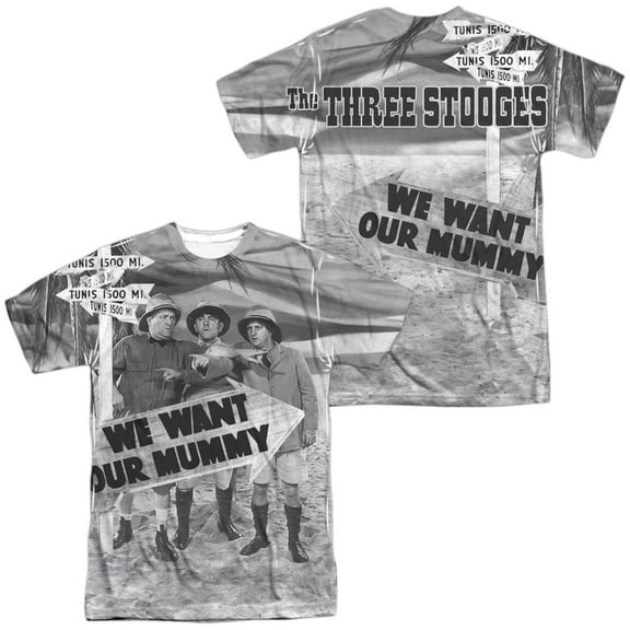 Three Stooges - Tunis 1500 - Short Sleeve Shirt - X-Large