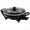 Black, variant on OVENTE Electric Wok with Nonstick Coating, 13 Inch Family-Sized Skillet, 1400W Power, Adjustable Temperature, Tempered Glass Lid, Cool Touch Handles and Easy to Clean Frying Surface, Black SK3113B