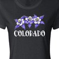 thumbnail image 4 of Inktastic Colorado Columbine Flowers Women's T-Shirt, 4 of 5