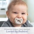 thumbnail image 2 of Chicco PhysioForma® Luxe One-Piece Silicone Pacifier, 0-6 Months, 2pk  - Pearl Grey, New, 2 of 11