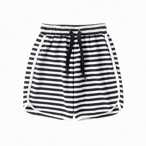 Gubotare Girls Running Shorts Baby Girls Shorts Toddler Summer Casual Shorts Cotton Toddler Girls Ruffled Shorts Newborn Infant 5T 6T (Black,5-6 Years)