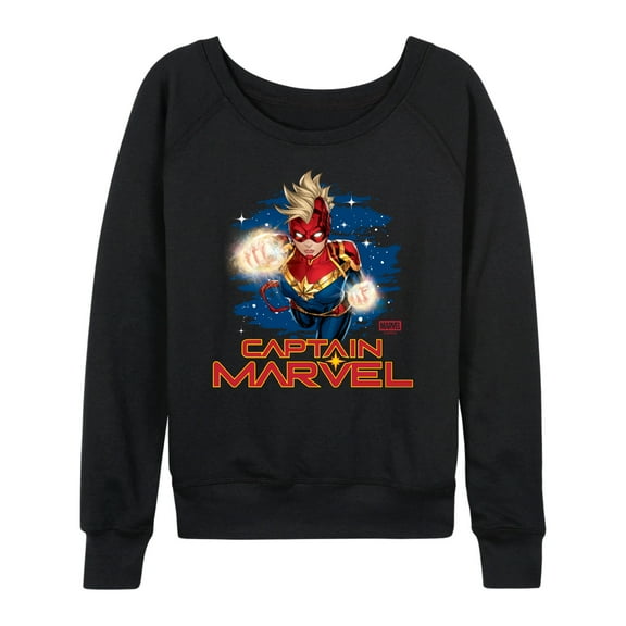 Marvel - Captain Marvel Logo - Women's French Terry Long Sleeve Shirt