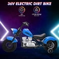 36V Electric Dirt Bike, 350W OffRoad Motorcycle with 16.5 MPH Maximum