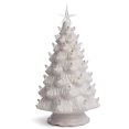 thumbnail image 4 of Milltown Merchants White Ceramic Christmas Tree - 15.5" Large, White Lights, 4 of 7