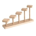 thumbnail image 3 of Tnarru Wooden Display Riser Collectibles Display Shelf Reusable Showcase Desktop Display Rack for Model Perfume Cosmetic Countertops F, 3 of 8