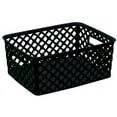 thumbnail image 2 of Mainstays Small Decorative Plastic Mesh Basket, 4 Pack, Black, 2 of 2
