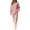 Pink, variant on Fuzzy Pajama Sets for Women Fluffy Fleece Pullover Top Straight Leg Pants Warm Pjs Set Winter Comfy Plush Lounge Sleepwear Purple Free Size