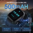thumbnail image 3 of STA Reloj Inteligente, Pantalla Táctil HD 2.01", Llamada Bluetooth,IP68, 180+ Modos Deportivos,Negro, 3 of 6