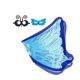 thumbnail image 3 of Disfraces de Navidad para niños Yeacher alas de mariposa monarca para niñas con diadema y máscara, 3 of 8