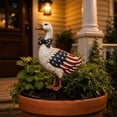 thumbnail image 6 of 4th of July Decoration Metal Yard Stake, 12" Outdoor Garden Decor Rustproof Metal Ornament for Patio Front Porch Flag Memorial Day Veterans Day Holiday Decorations, 6 of 9