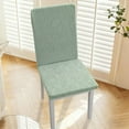 thumbnail image 5 of Merryso 2 Pack 2-in-1 Dining Chair Covers - Stretch, Checkered Green, Machine Washable, Furniture Protector, 5 of 6