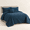 Navy-Oversized King/Cal King (120" x 120"), variant on Oversized King Bedspreads 128x120 Geometric Grey