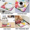 thumbnail image 4 of Dish Drying Mat for Kitchen Counter 16x18in Washable Quick Dish Drying Pad Rubber Backed Absorbent Draining Mat Fit Kitchen Counter,Bar,Under Sink,Dishes,Utensils,Dish Rack, 4 of 6