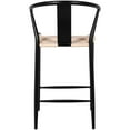 thumbnail image 2 of Meridian Furniture Tabouret en Corde Tissé à la Main Beck Beige, 2 of 6