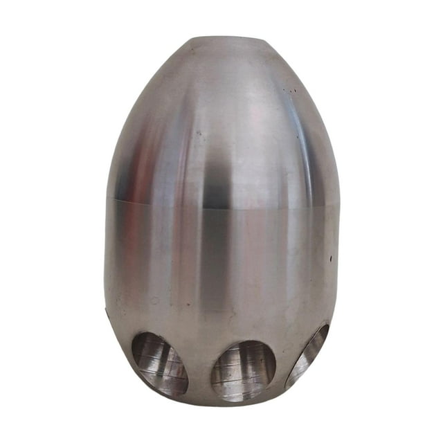 -Boquilla, Boquilla para limpieza de desagües, Cabezal rociador duradero, Accesorios para trabajo pesado, Boquillas para tubería de descarga, Acero in 6 agujeros DYNWAVEMX Boquilla de limpieza