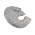 thumbnail image 4 of Almohada para el pecho hueca, suave y relajante, con funda extraíble, soporte para el pecho. Gris, 4 of 9