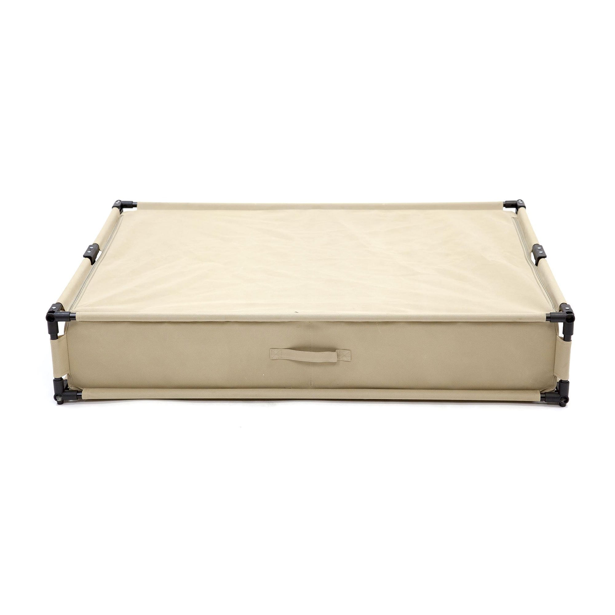 Origami Ruo 01 K Foldable 4 Cube Under The Bed Storage Organizer Origami Ruo 01 K Foldable 4 Cube Under The Bed Storage Organizer Shelf Beige Com