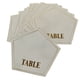 thumbnail image 2 of Paquete de 10 Uds. de tarjetas de lugar para mesa de boda, tarjetas de mensaje de nota, recuerdo de regalo Macarena Tarjeta de lugar de mesa de papel, 2 of 8