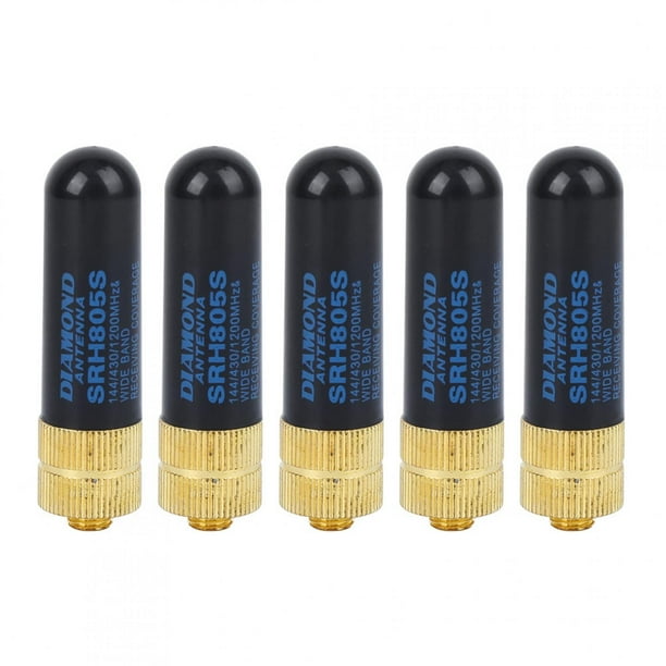 Antena hembra SMA de banda dual UHfVHF de 5 piezas para Baofeng UV-5R BF-888S UV-82 UV-5RA UV-5RE TK3107 2107