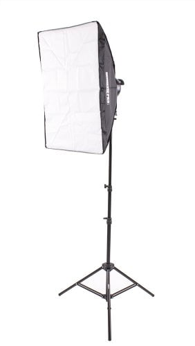 stands & Carry Bag Fovitec 3-Light 6400W Fluorescent Lighting Kit for Photo & Video with 24x36 Softboxes 