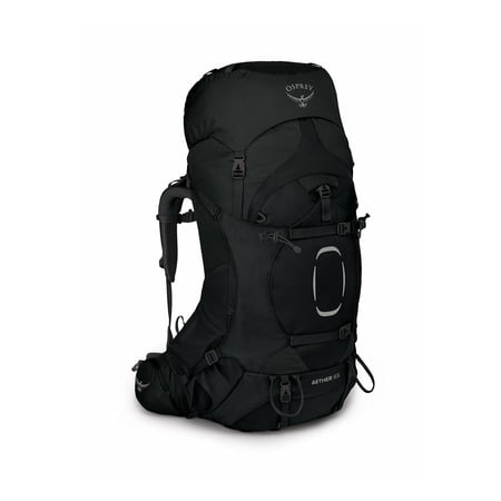 Osprey Aether 65L Men's Backpacking Backpack, Black, Small/Medium