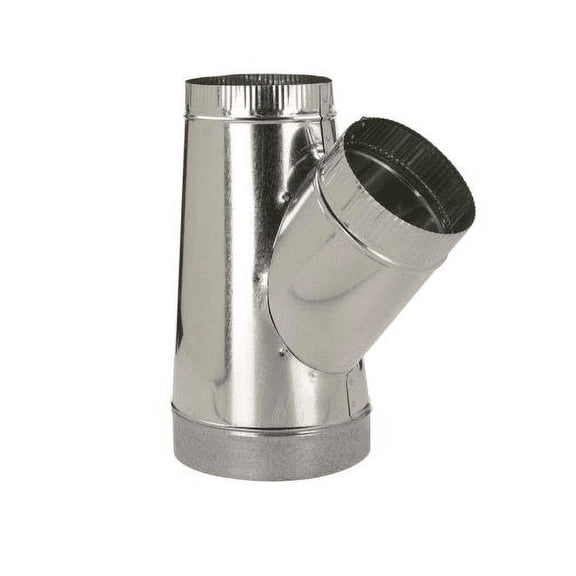 GAF Master Flow Galvanized Steel Wye Joint 8 x 6 x 6