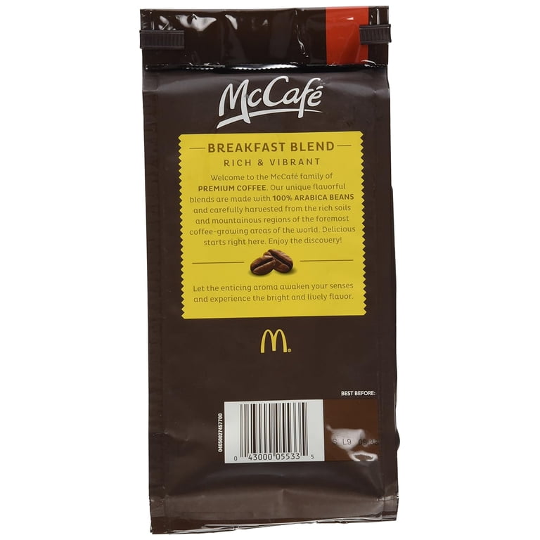 McCaf√©, Premium Roast Ground Coffee, 12oz Pack of 2, Breakfast