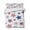 Multicolor, variant on Quilts Twin Size, 4th of July Soft Comforter Bedding Set for Bed, Independence Day Blue Red Star Fireworks Lightweight Quilted Bedspread with Pillow Cover(2 Pieces) for All Season, 68x86 Inch