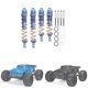 thumbnail image 3 of Amortiguadores de Metal YONGSHENG para Arrma 1/8 Kraton Outcast Notorious 1/7 Mojave R Azul, 3 of 5