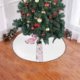 thumbnail image 2 of FMSHPON Giraffe in Pink Glasses Xmas Christmas Tree Skirt Stand Mat for Holiday Party Decoration Indoor Outdoor 36 inches, 2 of 3