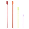 thumbnail image 1 of Espátula de silicona, paquete de 4 mini espátula, raspador de tarro fino, raspador de botella para maquillaje, cocina, tarro de mostaza, brillo de labios, esmalte de uñas, 1 of 7