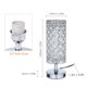 thumbnail image 3 of Tomshine Crystal Bedside Table Lamp Decorative Desk Light with Dual USB Charging Port Modern Nightstand Lamp for Bedroom Living Dining Room Office, 3 of 5