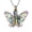 Rainbow, variant on Abalone Shell Butterfly Urn Necklace for Ashes Animal Cremation Jewelry Keepsake Memorial Pendant Jewelry for Women Men Memorial Gifts