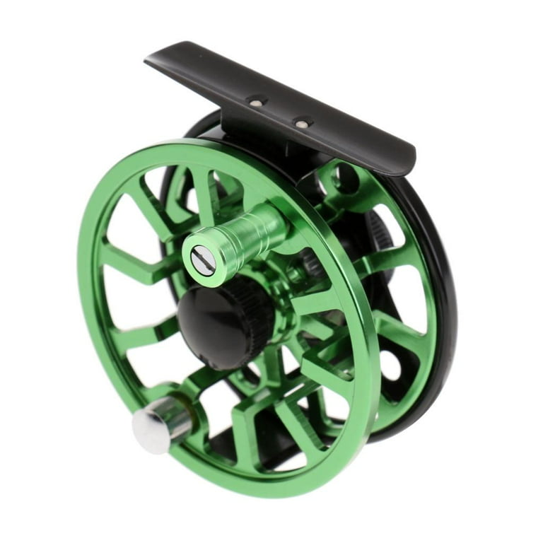 2+1BB Large Arbor Fly Fishing Reel Lightweight CNC Machined Aluminum Alloy  Fly Fishing Reel with Line