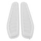 thumbnail image 2 of 2 Piezas De Entrada De Flujo De Aire Turbo Capó Capó Rejilla De Ventilación Lateral Cubierta Blanca, 2 of 7