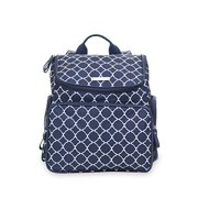 Bananafish Breast Pump Bag - Large Backpack Great for Travel with Breast Pump - Carrying Bag has Accessory and Cooler Pockets - Fits Most Major Brands Including Medela and Spectra, Blue/White
