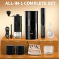 thumbnail image 7 of Portable Coffee Maker Set - Travel Coffee Maker, Electric Espresso Machine for Camping, Travel, Car, RV, Hiking, with Ground Coffee & Capsule Accessories, Milk Frother, Grinder, Gift for Coffee Lover, 7 of 7