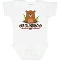 thumbnail image 3 of Inktastic Groundhog Day with Cute Groundhog Illustration Boys or Girls Baby Bodysuit, 3 of 5