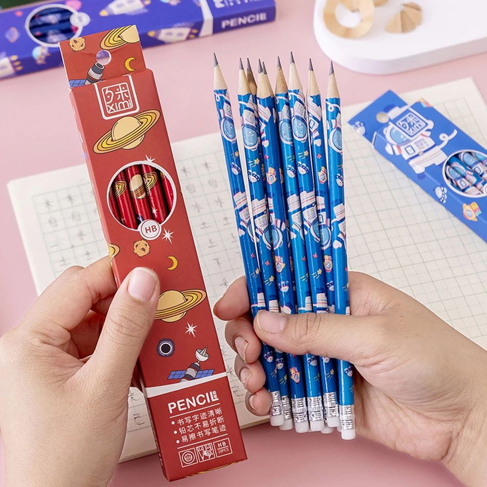  Restokki 30Pcs HB Pencil, Drawing Colored Pencils with Eraser  Color Pencil Set Children Drawing Tools for School and Office Supplies :  Home & Kitchen