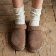 thumbnail image 3 of Cushionaire Boulder Genuine Leather Clogs for Women, Slingback Slip On Shoes with Adjustable Swivel Back Strap and Memory Foam Footbed, 3 of 20